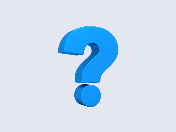 Interrogant blau