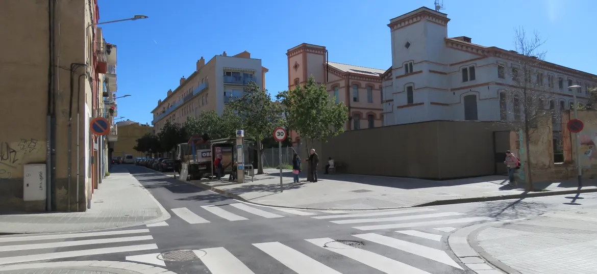 Camí Ral en un dels trams on s'ha fet l'actuació. 