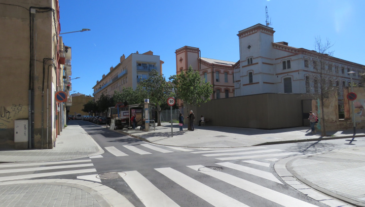 Camí Ral en un dels trams on s'ha fet l'actuació. 